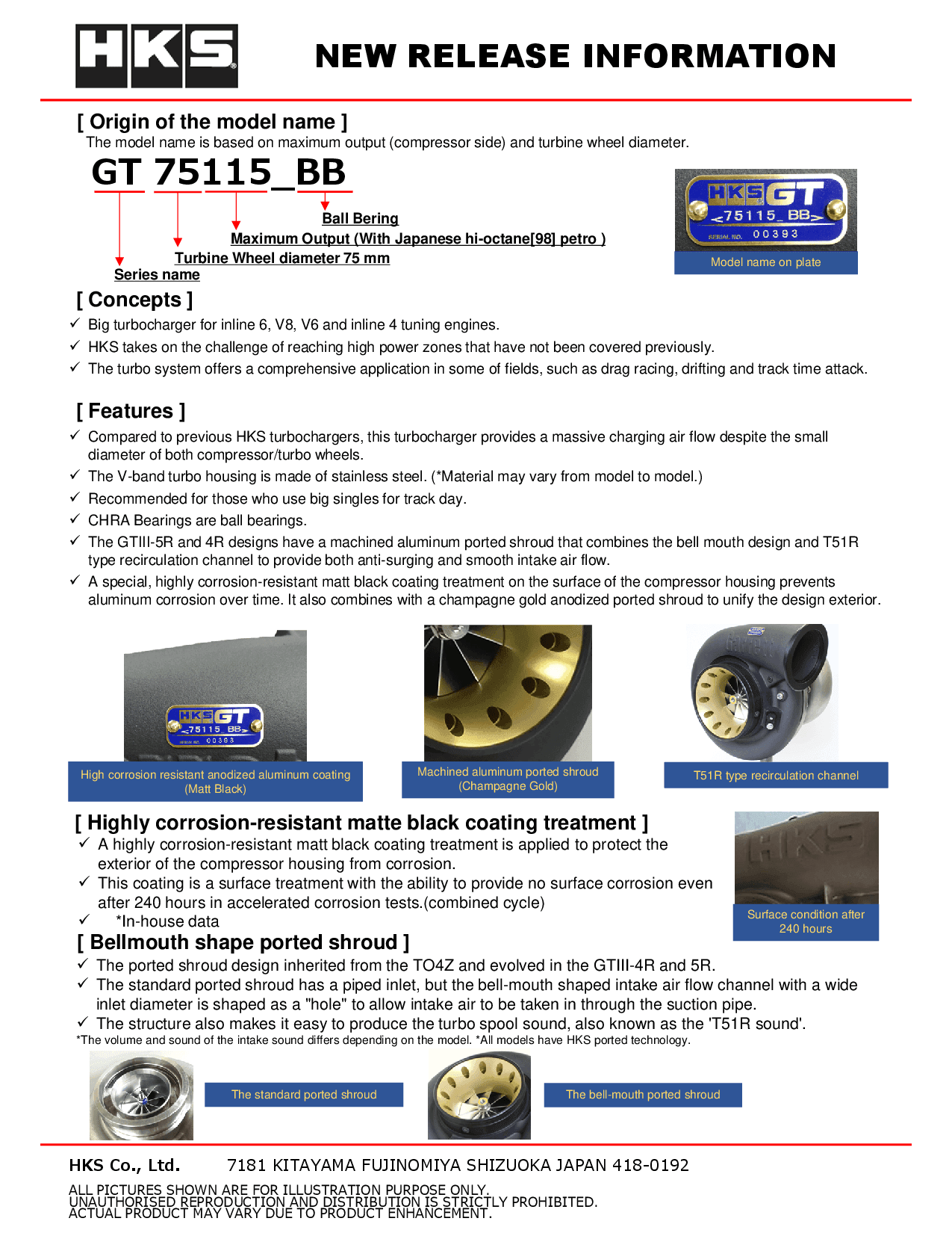 GT TURBINE GT6290_BB A/R 0.83 V BAND | HKS High Performance Auto Parts