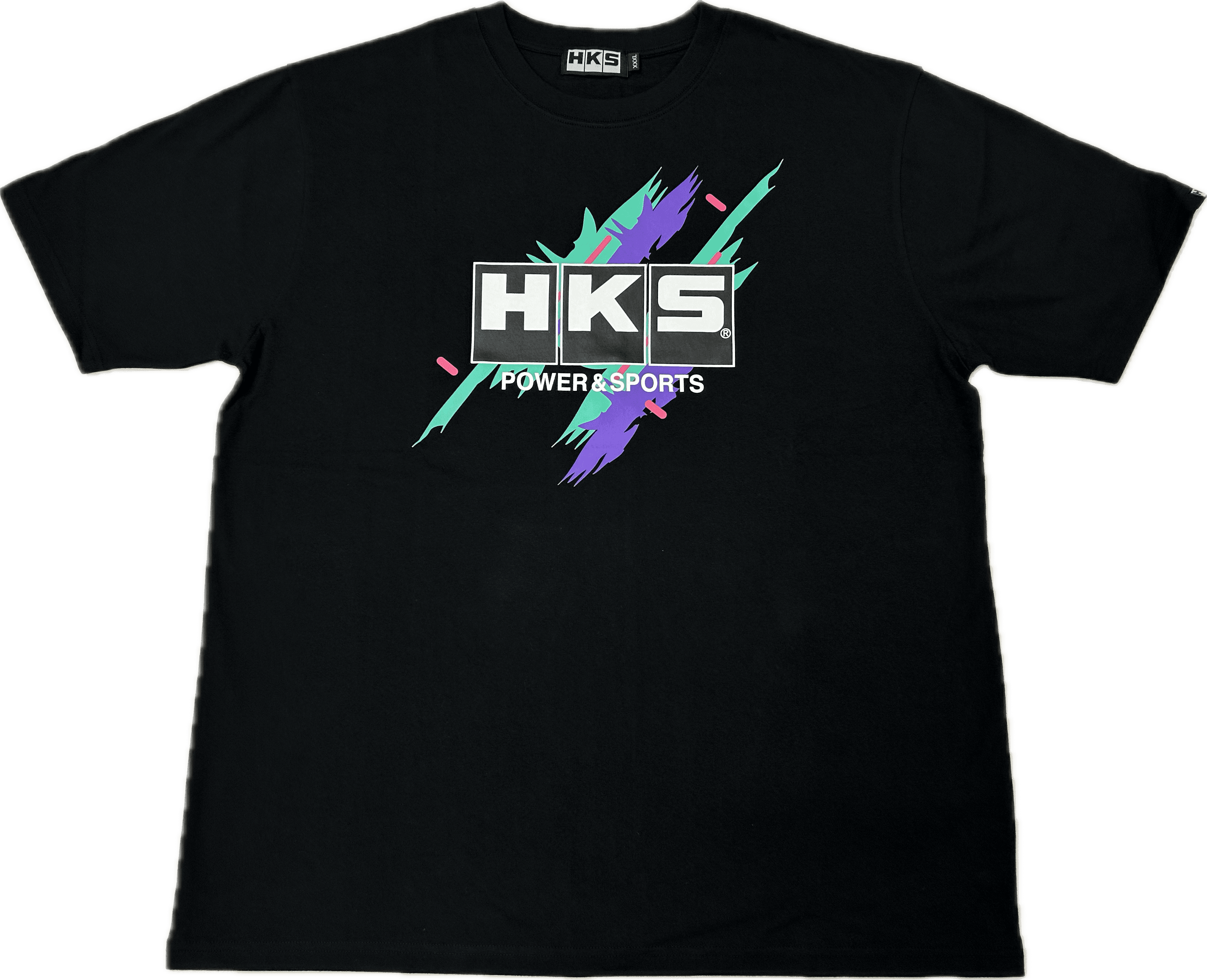 HKS T-SHIRT SUPER RACING v2 BLACK M | HKS High Performance Auto Parts