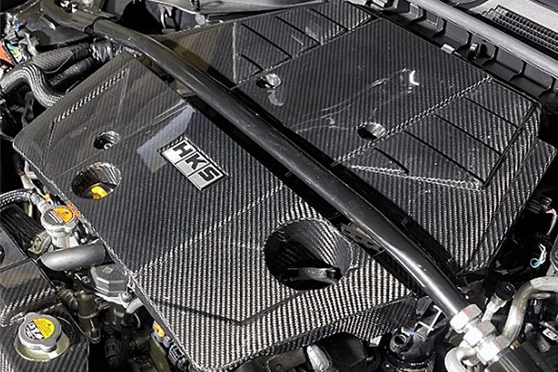 LEON 　S660 HKSドライカーボン製エンジンカバー Carbon Engine Cover：S660