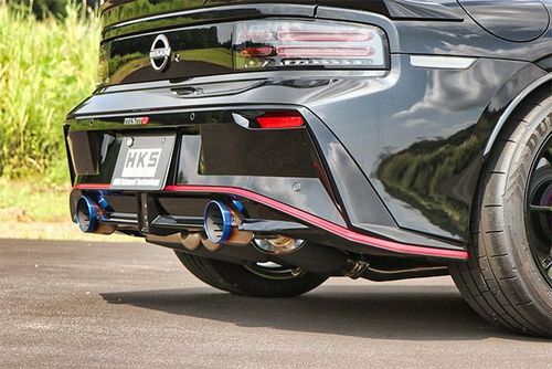 Nissan Z Nismo RZ34 Super Turbo Muffler | HKS High Performance