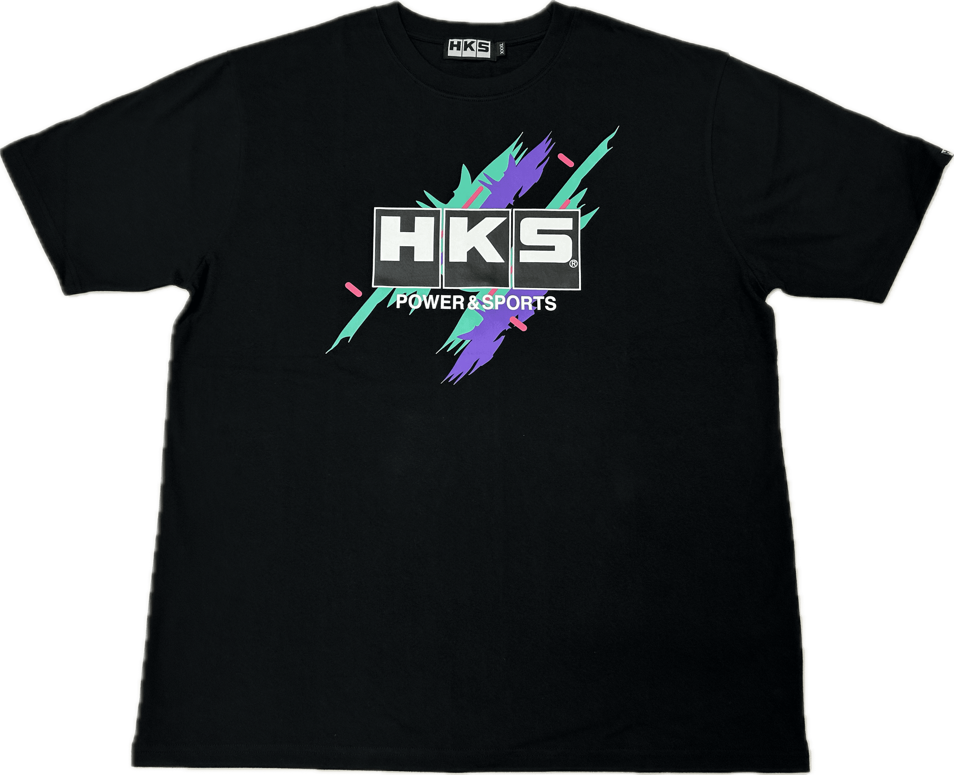 HKS T-SHIRT SUPER RACING v2 BLACK M | HKS High Performance Auto Parts